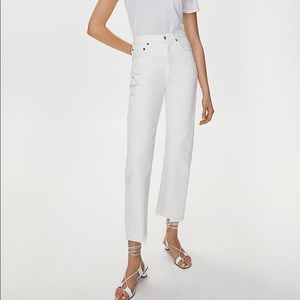 AGOLDE white 90s jean
